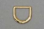 D - Ring - Halbring 20 mm vergoldet 145