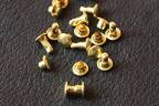 1.000 Doppelkopfhohlnieten 7/8 Gold 239