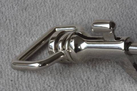 10 Karabinerhaken 25 mm Nickel 012 - Bild: A5