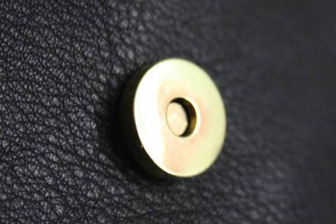 10 Magnetverschlüsse 18 mm Gold H4-169 - Bild: A2