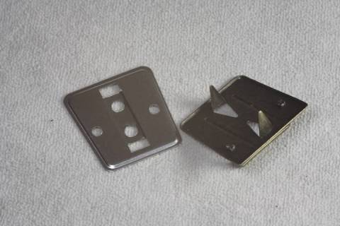 10 Steckverschlüsse - Mappenverschlüsse Altmessing H5-246 - Picture: a2