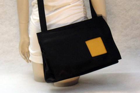 Olbrish b - Lederhandtaschen - Bild: Farbe-schwarzgelb