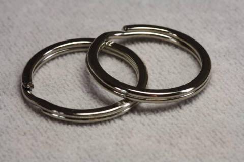 Design - Schlüsselringe 30 mm flach 308