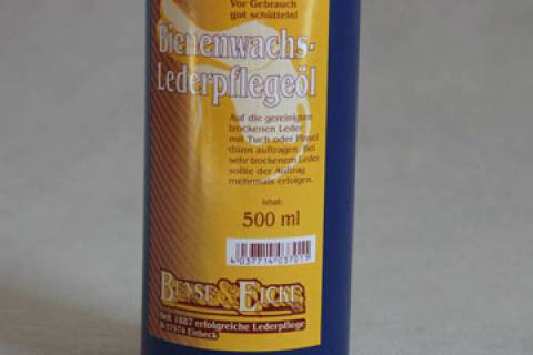 Bienenwachs-Leder-Pflegeöl 500 ml - Picture: A2