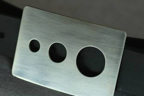 Edelstahlgürtel-Leder 40 mm 090 - Bild: A3
