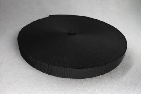 10 Meter Gurtband 38 mm Schwarz - Bild: A1
