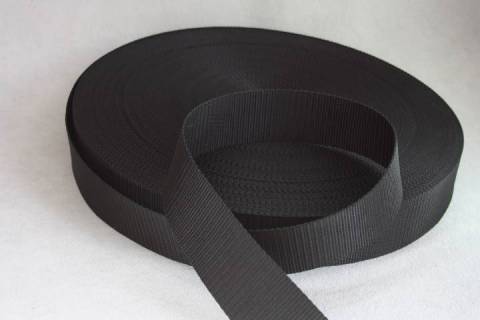 Gurtband 50 mm Schwarz