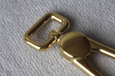 Karabinerhaken 15 mm Gold Glänzend 363 - Picture: A1