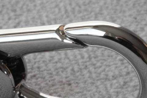 Karabinerhaken 15 mm Nickel Glänzend 363 - Picture: A1