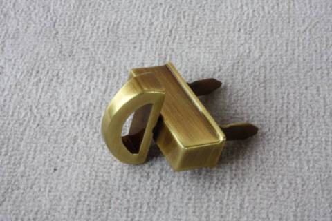 Drehverschluss Taschenverschluss Altmessing 309 - Bild: A3