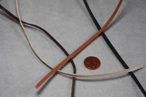 Flach - Lederbänder - Känguru 2 mm - Bild: A5