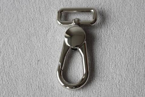 Karabinerhaken - 25 mm - Nickel - 356 - Picture: A1