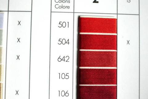 Nähgarn - Ledergarn Stärke 20 - 200 - Bild: Farbe-Rot-504