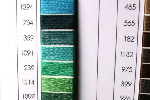 Nähgarn - Ledergarn Stärke 20 - 200 - Bild: Farbe-Spring-Wood-Green-239