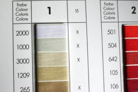 Nähgarn - Ledergarn Stärke 20 - 600 - Bild: Farbe-Weiss-2000