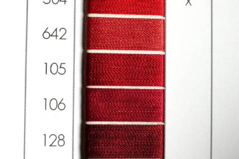 Garne - Faeden - Zwirne 400 - 5.000 - Picture: Farbe-Dunkelrot-105