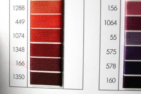 Garne - Faeden - Zwirne 400 - 5.000 - Bild: Farbe-Rotbraun-1348