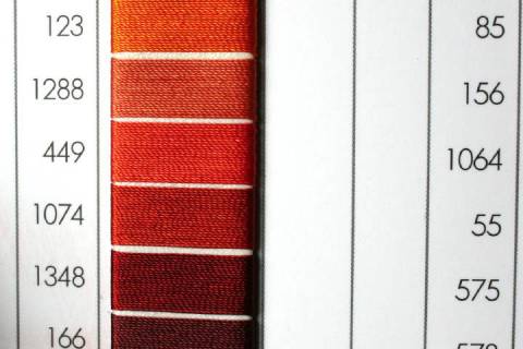 Garne - Fäden - Zwirne 40 - Bild: Farbe-Salmon-449