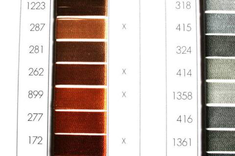 Garne - Faeden - Zwirne 400 - 1.200 - Bild: Farbe-Whisky-899
