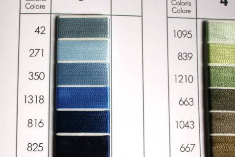 Garne - Faeden - Zwirne 400 - 5.000 - Bild: Farbe-Wolkenhimmelblau-350