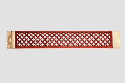 Lederarmbänder - Lederarmband MU 5 - Bild: Farbe-dunkelrot