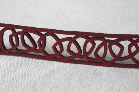 Lederarmbänder - Lederarmband MU 1 - Bild: -dunkelrot-2