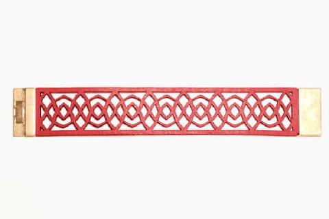 Lederarmbänder - LederarmbandLederarmband MU 3 - Picture: Farbe-rot