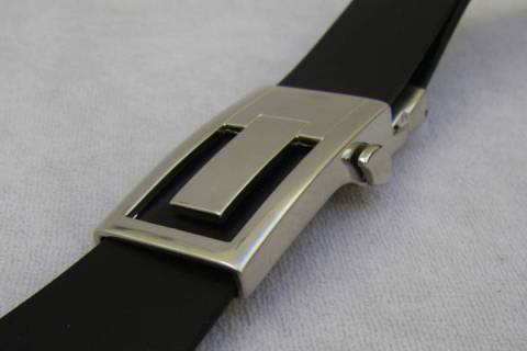 Ledergürtel - Automatikschliessen - 406 - Bild: Lederfarben-Dunkelbraun_2