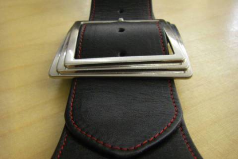 Damen - Lederguertel 60 mm - G-077 - Picture: A1