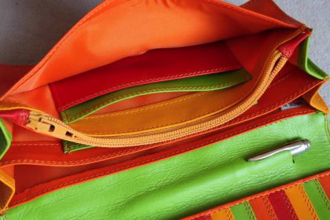 Mywalit Damenportemonnai Rot/Orange 237-12 - Picture: A6