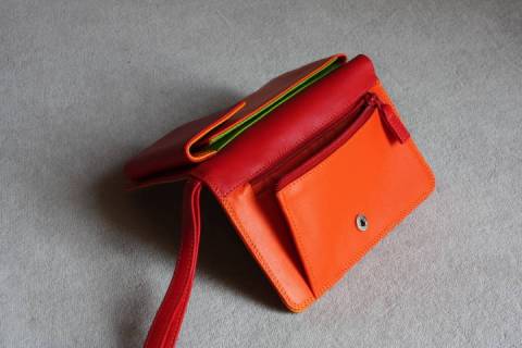 Mywalit Geldbörsen Rot - Orange 323-12 - Bild: A2
