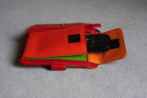 Mywalit Geldbörsen Rot - Orange 323-12 - Bild: A3