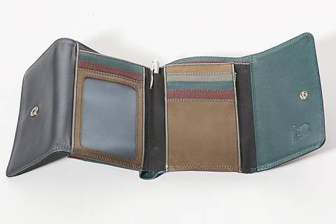 Mywalit Geldbörsen Schwarz Türkis 250-78 - Picture: 4