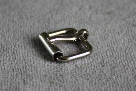 10 Rollschnallen - Taschenschnallen - 16 mm - Nickel 043