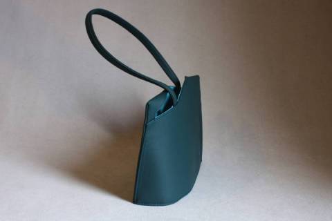 Wave / Medium Handbag - Olbrish b Grün / Türkis - Bild: A3