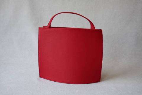 Olbrish b - Damenledertaschen - Vela - Rot - Bild: A4