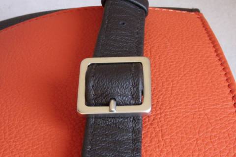 Papillon Lederhandtaschen Braun - Orange - Bild: A6