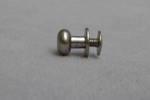 Schraubköpfe - Armbandverschlüsse 8 mm - Satiniert 005 - Bild: A1