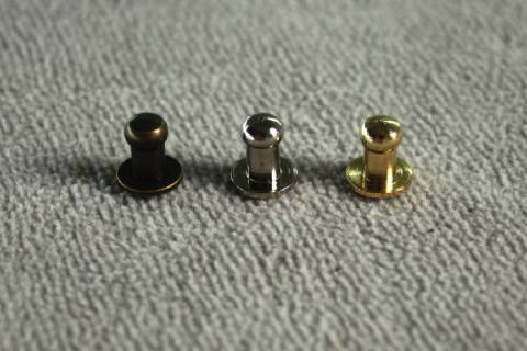 Schraubköpfe - Kugelkopfnieten 4,6 mm - 013 - Bild: Oberflchenfinish-Nickel_1