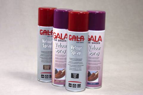 Velourlederspray - Farbauffrischung - Imprägnierung - Blau