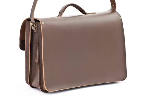 Leder Aktentaschen 40 cm - Bild: a1