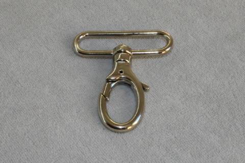 Karabinerhaken 50 mm Nickel 063 - Picture: a3