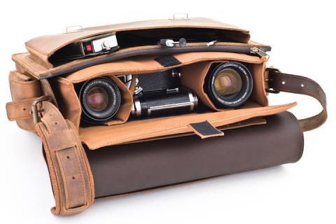 Klassische Kamera Tasche groß - Picture: a4