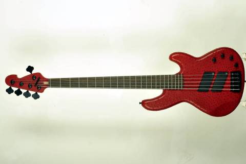 Ledergitarrenbezug - Roter Panther - Bild: a6