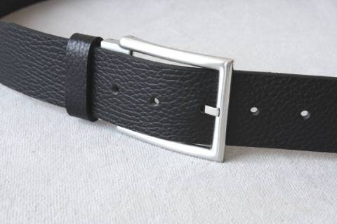 Ledergürtel 40 mm - 7/022 Schwarz - Picture: a2