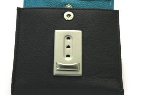 Olbrish b - Portemonnaie 65012 Schwarz / Türkis - Bild: a1