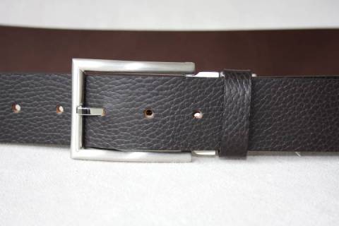 Ledergürtel 40 mm 740 7 022 - Bild: Lederriemen-Lederfarbe-Schwarz_1
