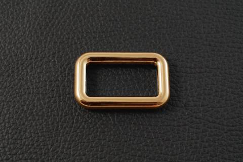 Rechteckring 30 mm Gold 416