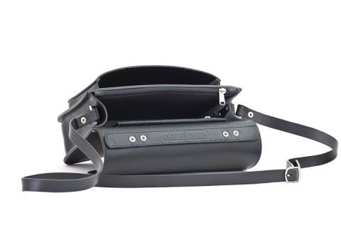 Ledertasche 29 cm 0627-T - Picture: 2-schwarz