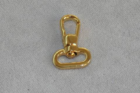 10 Karabinerhaken 16 mm Gold 174 - Bild: a1